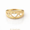 Anillo con Forma de Corazones