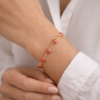 Pulsera de Ojos Turcos Rojo