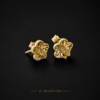 Aretes Ajustados 14K con forma de mariposa