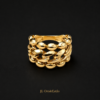 Anillo para Damas Forma de Cadena 10K talla 7 Anillo para Damas Forma de Cadena 10K talla 7